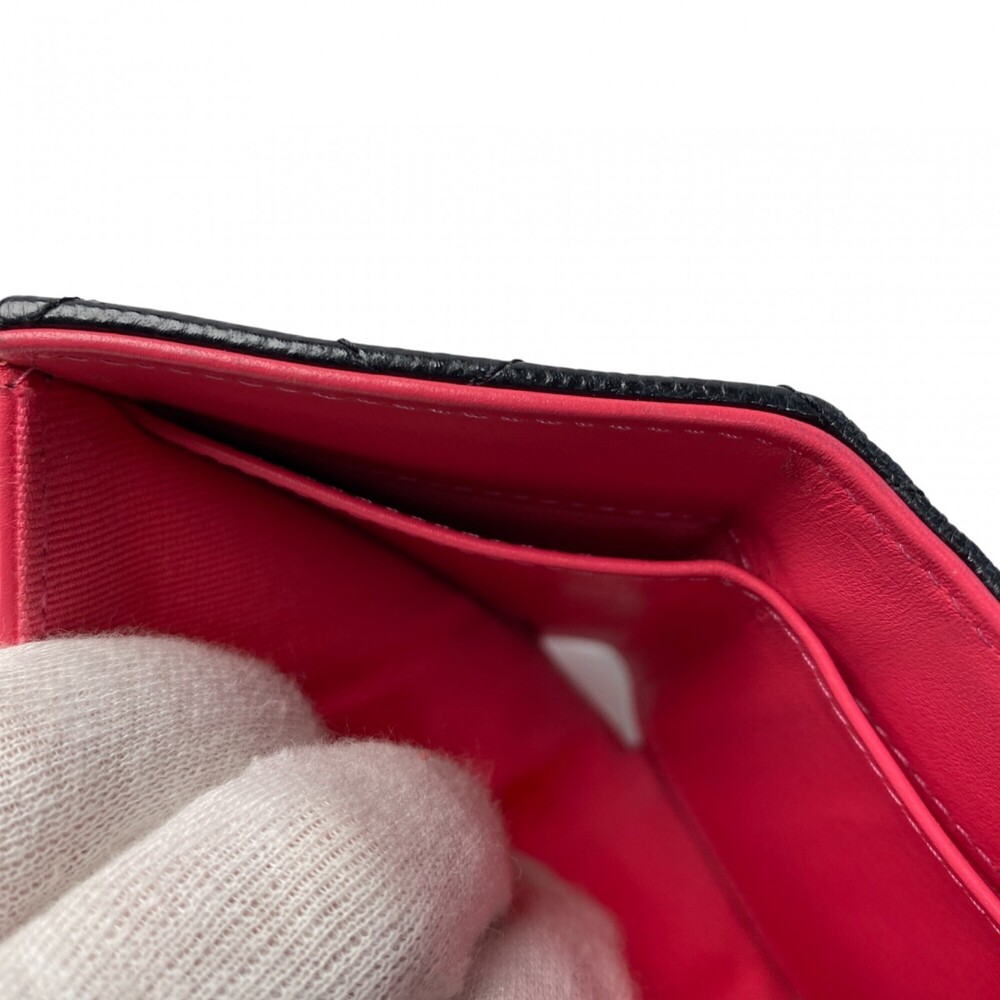 CHANEL Black Caviar Leather Logo Wallet - Picture 11 of 16